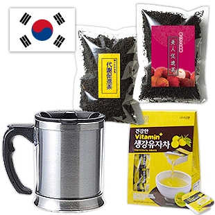 冬の韓国得々お茶セット
