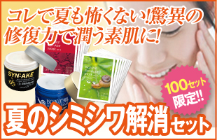 夏のシミ・シワ解消セット