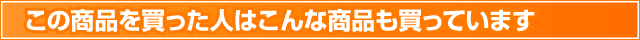 この商品を買った人はこんな商品も買っています